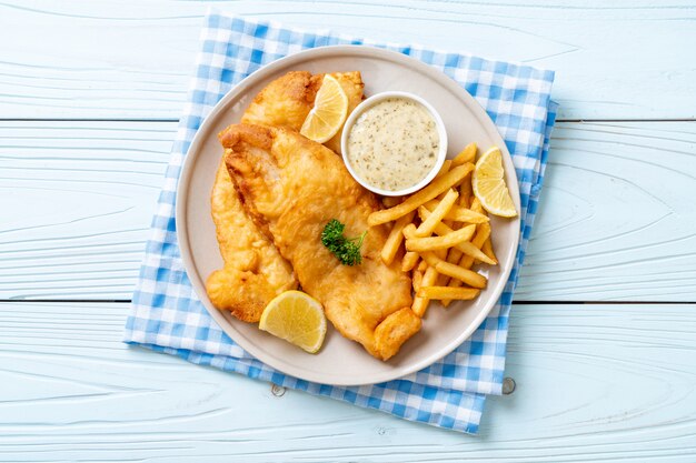 fish and chips met frietjes