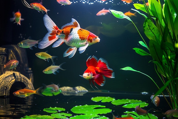 養殖用水族館の魚