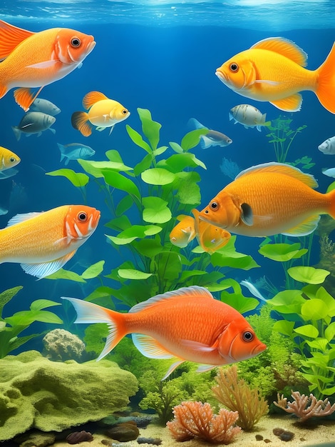 Fish in Aquarium