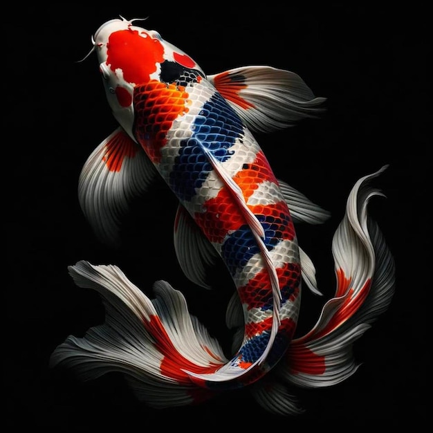 The fish art of background