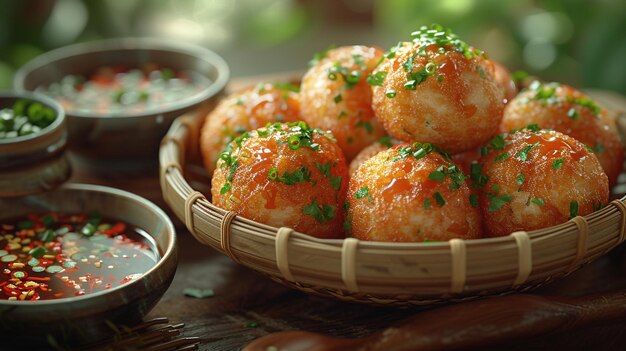 Premium Photo | Fish ball food