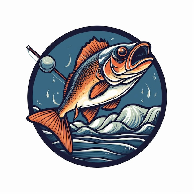 Fish cartoon logo 20