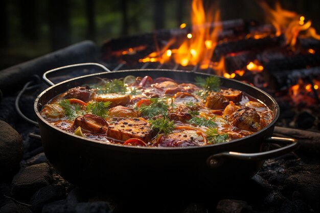 Fish Curry Under the Stars