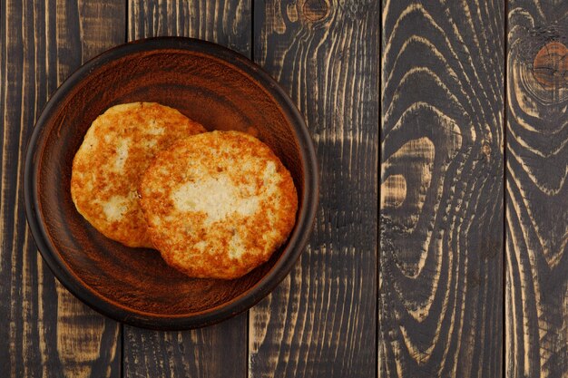 Fish cutlets on a plate