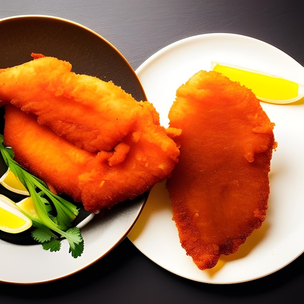 fish fry on a plate