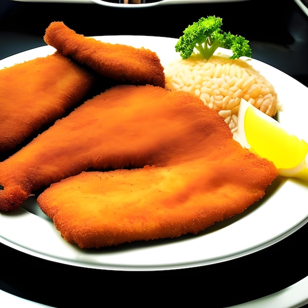 fish fry on a plate