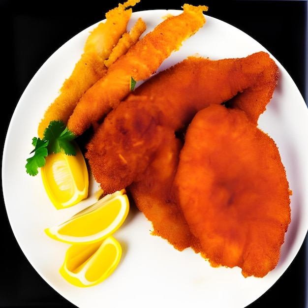 fish fry on a plate