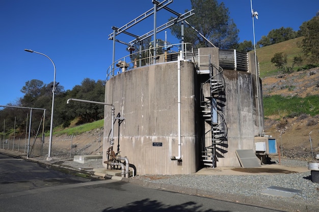 Fish hatchery near Oroville Dam California