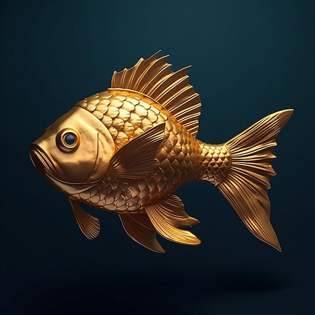 금으로 만든 물고기