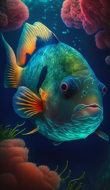 Fish in the ocean wallpapers