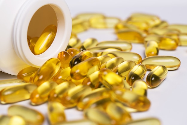 Fish oil capsules