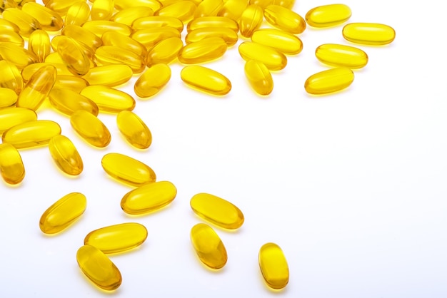 Photo fish oil capsules