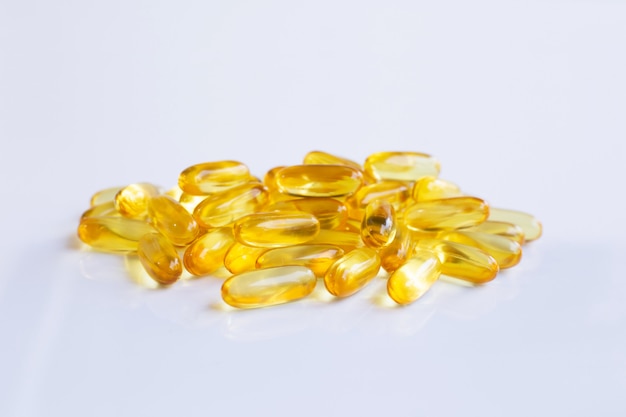 Fish oil capsules