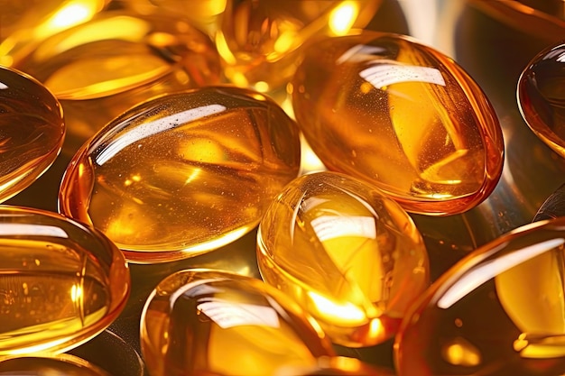 Photo fish oil capsules