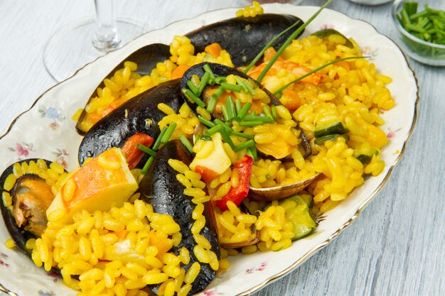 fish paella 