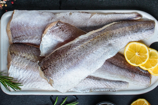 Fish raw hake