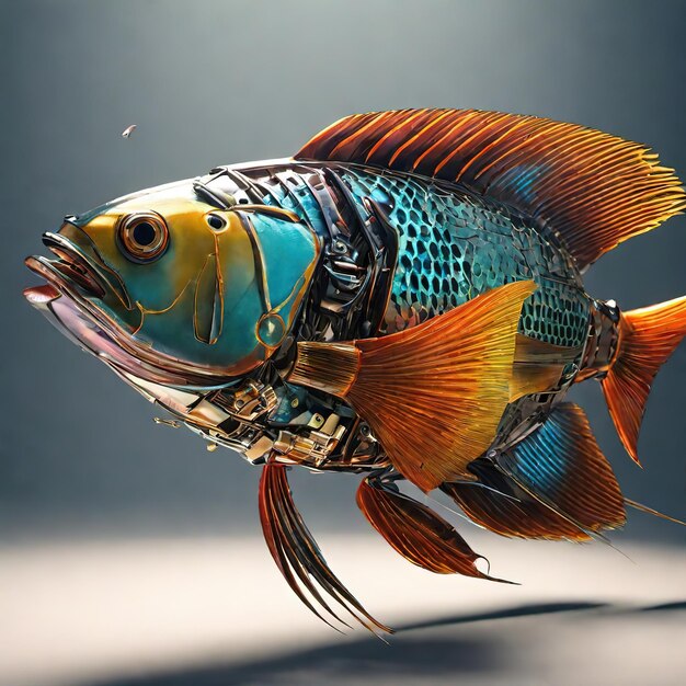 Fish Robotic Background Very Cool