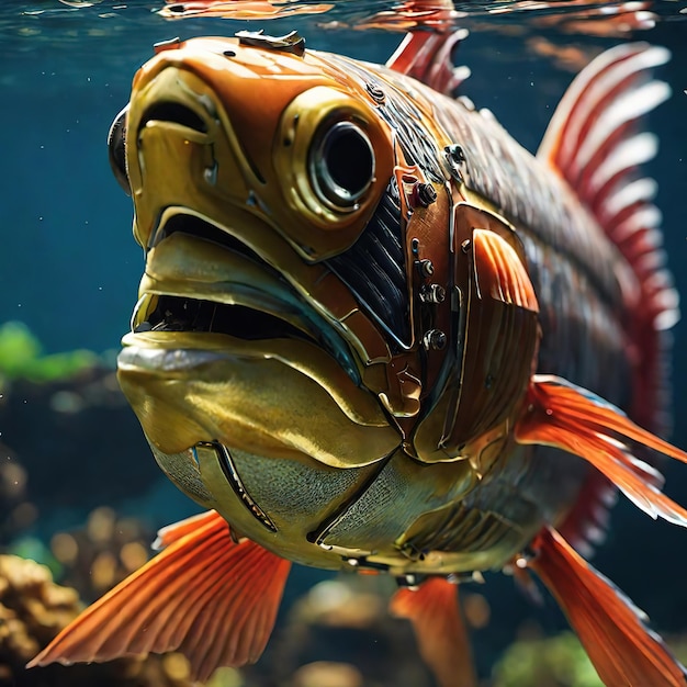 Fish Robotic Background Very Cool