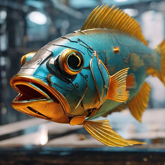 Fish Robotic Background Very Cool