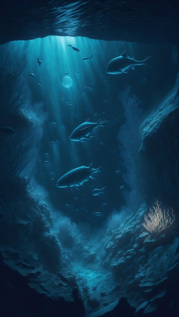 Photo fish under the sea