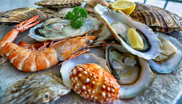 fish and shellfish healthy food