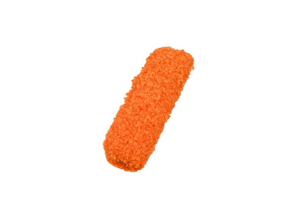 Fish stick isolated on white background