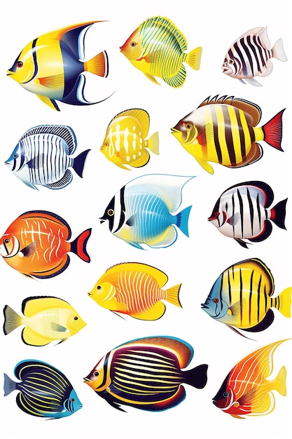 Photo fish sticker card