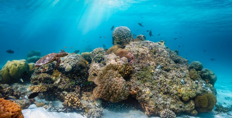 Photo fish swimming in sea
