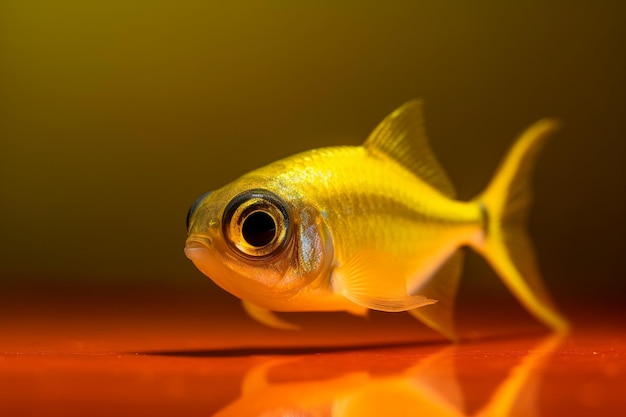 Foto un pesce sdraiato su un tavolo