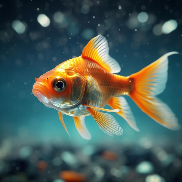Premium AI Image A Fish That Is In A Tank With The Words Fish On It premium-ai-image-a-fish-that-is-in-a-tank-with-the-words-fish-on-it