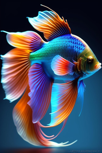 fish underwater background