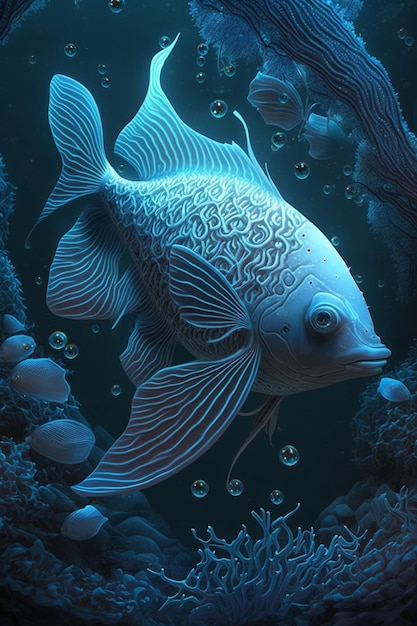 Fish in the water wallpapers