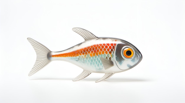 Photo fish white background