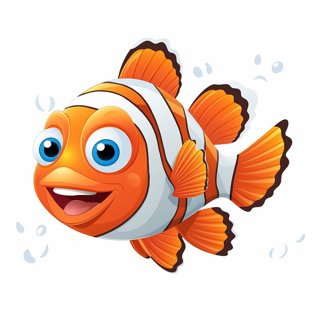 a fish with a mask on it is in the water
