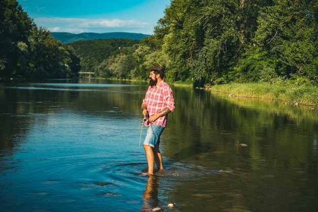 Fisher masculine hobby bearded and elegant man it is not sport
it is obsession i am happiest man hunting perfect weekend relaxing
while enjoying hobby