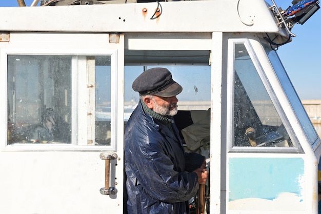 fisherman on boat