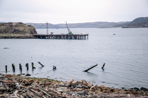 Fishermans Wharf on the Barents Sea