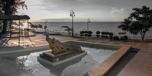 Fishermen monument in Constanta, Romania