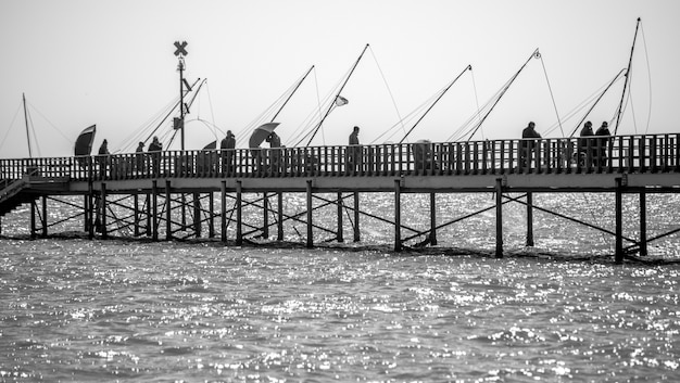 Fishermen on the wharf