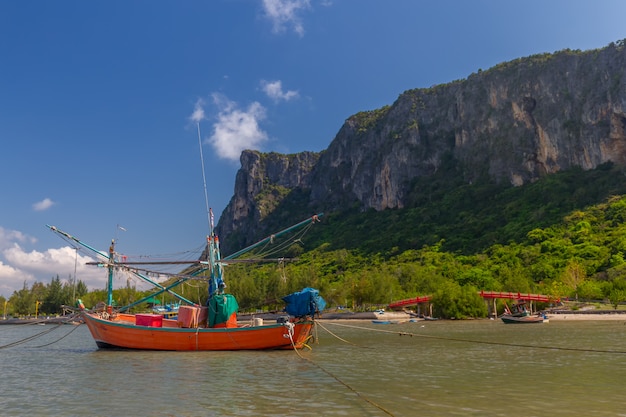 Fishing  boat in Andaman sea of  Thailand 