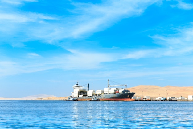 Fishing boat in Islas Ballestas region