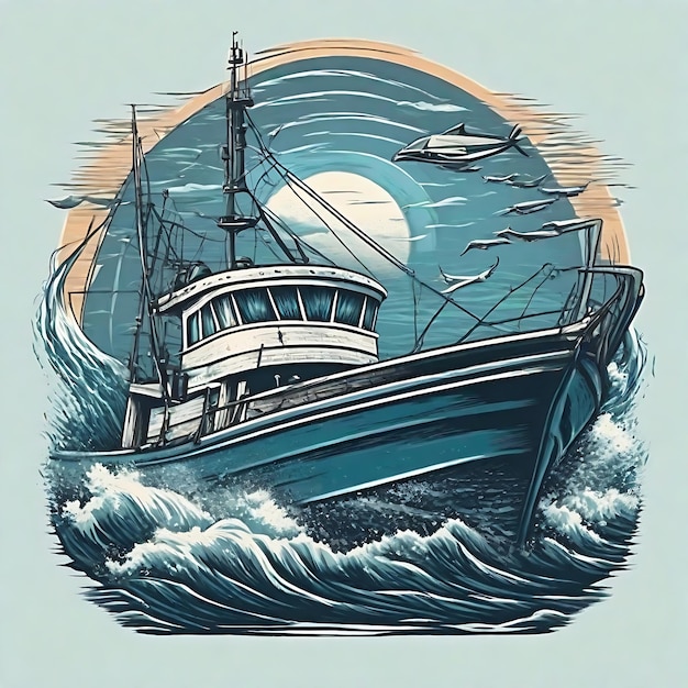 公海 の 漁船