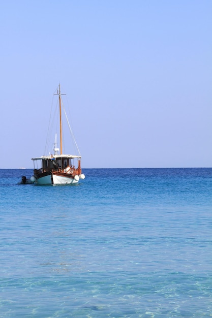 Fishing boat on the sea