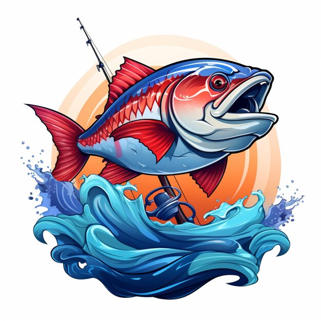 Foto logo del fumetto di pesca