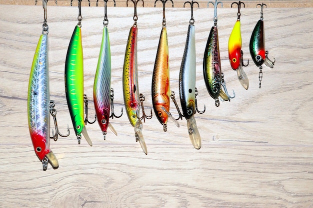 Fishing lures and equipment for fishing