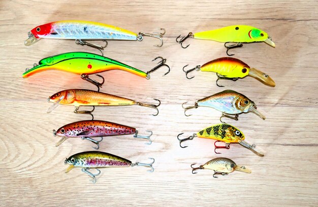 Fishing lures and equipment for fishing