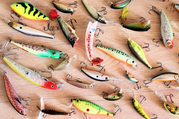 Fishing lures and equipment for fishing