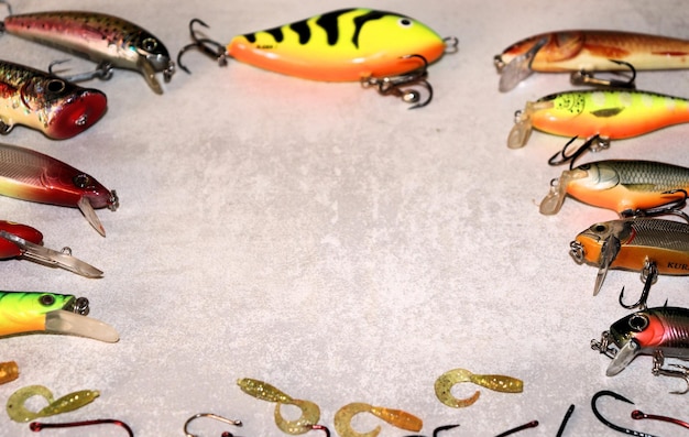 Fishing lures and equipment for fishing