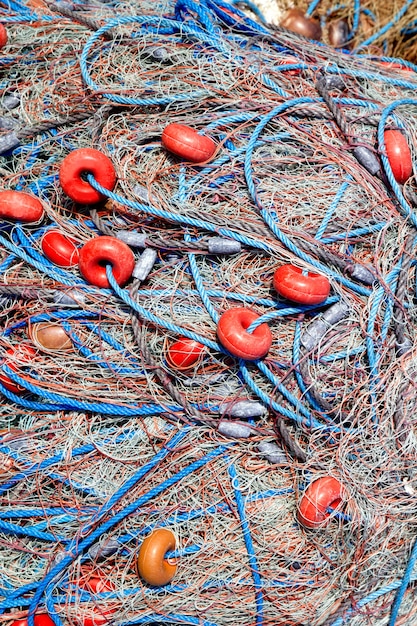 fishing nets and buoys tackle