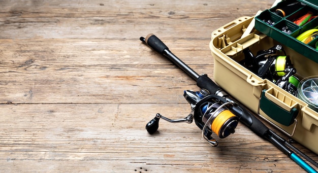 Fishing Rod and Tackle Box